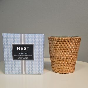 NEST Rattan Candle Driftwood And Chamomile